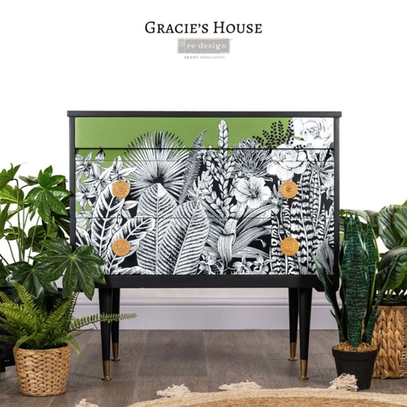 Redesign with Prima Decor Transfer ~ ABSTRACT JUNGLE 24” x 35” - Picture 5 of 5